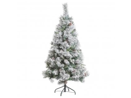 Umělý vánoční stromeček se zasněženými větvemi, 150 cm