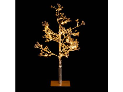 Vnitřní světelná dekorace, Zlatý strom, 50 cm