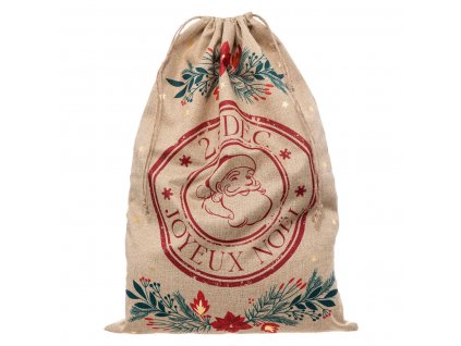 Dárková taška s vánočním vzorem, 50 x 70 cm