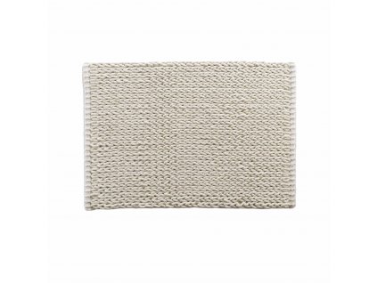 Koupelnový koberec ISALIS, 100% bavlna, pletený, 50 x 80 cm