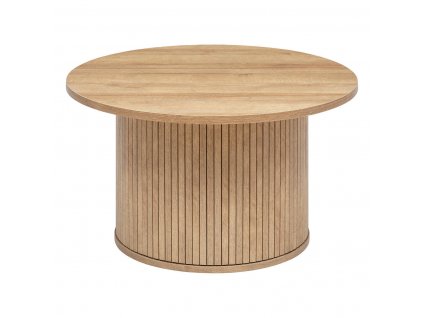 Kulatý kávový stolek špulka COLVA, Ø 70 cm