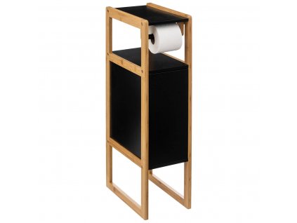 Úzká skříňka na toaletní papír NATUREO, bambusová konstrukce
