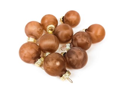 Sada skleněných vánočních ozdob, 24 ks, Ø 2,5 cm