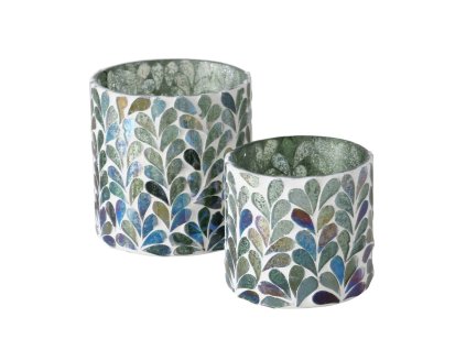 Svícny mozaiky KIRKAS, 2 ks