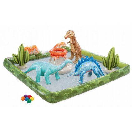 Nafukovací hřiště s bazénem DINO