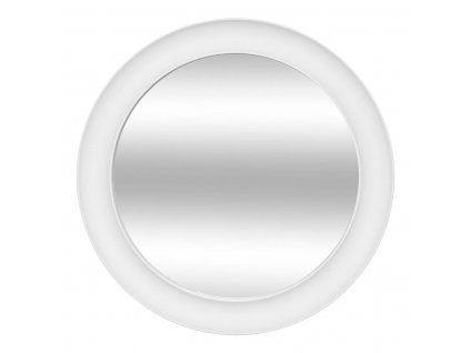 Kulaté zrcadlo SOLAL, bílý rám, Ø 58 cm
