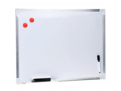 Bílá magnetická poznámková tabule, 60x45 cm