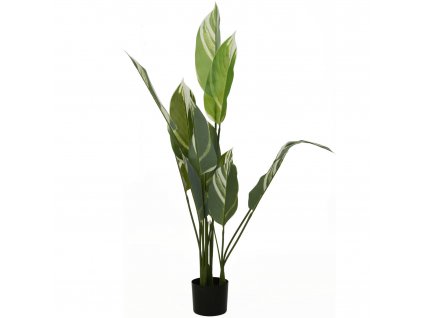 Umělá rostlina s velkými listy, 118 cm