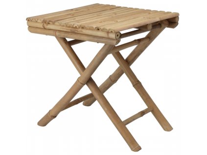 Skládací balkonový stůl z bambusu, 40 x 45 cm