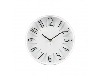Nástěnné hodiny do kuchyně, klasické, malé, čitelný ciferník, Ø 24,8 cm