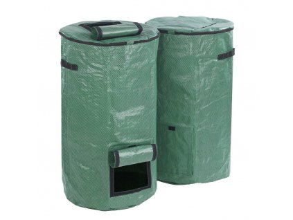 Skládací zahradní kompostéry, 2 x 125 l