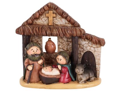 Malá vánoční scéna, 15 cm