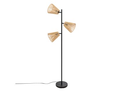 Stojací lampa boho GIADA, 3 otočné stínidla, 150 cm
