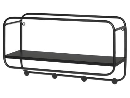 Věšák do předsíně LABYRINT s policí, 4 háčky