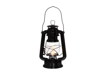 Stolní lampa LED, 24,5 cm, černá