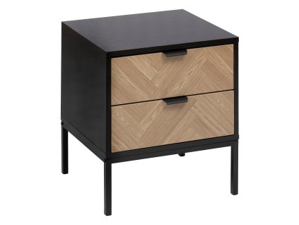 Noční stolek CHEVRONS, 50 x 40 x 45 cm