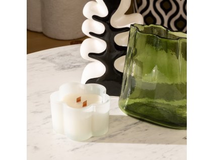 Vonná svíčka TWISTED LIME, 200 ml, bílá