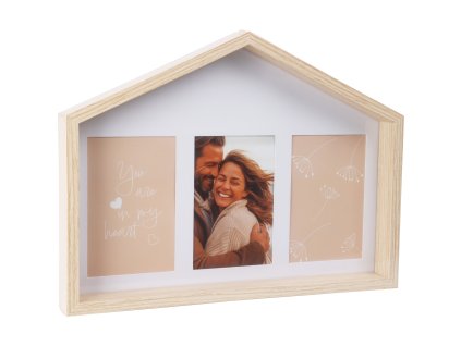 Fotorámeček ve tvaru domečku, 37 x 40 x 27 cm
