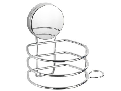 Držák na fén OSIMO Static-Loc, chromovaná ocel, stříbrný, WENKO