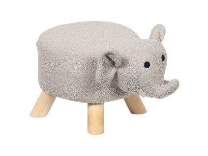 Dětská stolička se zvířecím motivem, výška 25 cm, slon