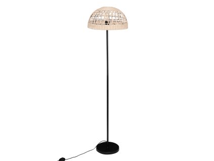 Stojací lampa RORY s pleteným stínidlem, Ø 40 × 150,5 cm