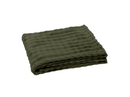 Deka s reliéfním vzorem, 130 x 180 cm, DOUCELIN, zelená