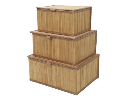 Sada úložných košů v třech rozměrech TILVA