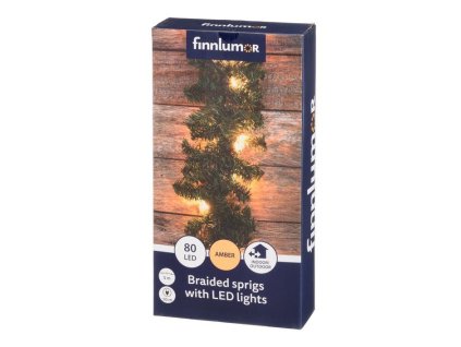 Vánoční girlanda s 80 diodami, 5 m, teplé světlo
