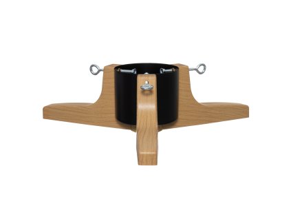 Stojan na vánoční stromek s imitací dřeva, 62 cm, zásobník 2,2 l, hnědá