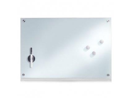 MEMO skleněná magnetická tabule + 3 magnety, 60x40 cm, ZELLER