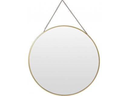 Kulaté zrcadlo nástěnné s přívěskem, O 29 cm