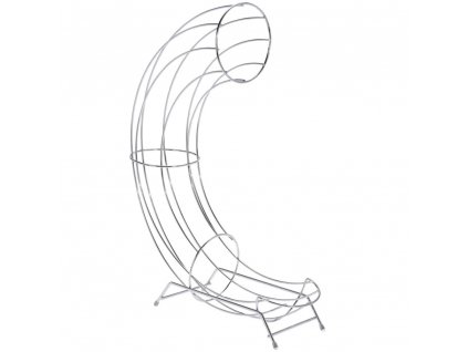 Stojan na ovoce z chromované oceli, 11x44 cm