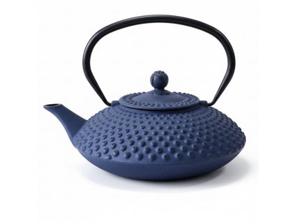 Litinová čajová konvice s filtrem MIKA, 1250 ml, tmavě modrá