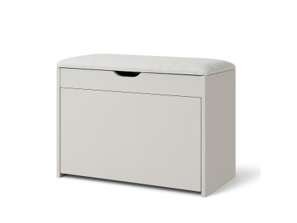 Botník se sedákem a výsuvnými policemi VAULT, 57 x 30 x 53 cm