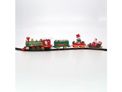 Vánoční vláček pod stromek, 698 cm, 39 dílů