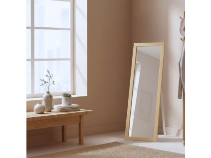 Stojací zrcadlo HAVLYS hnědé, 127 x 37 cm