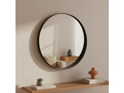 Kulaté nástěnné zrcadlo SVEA, Ø 50 cm