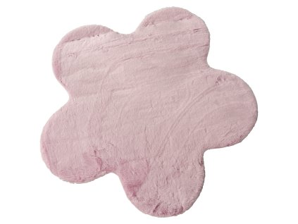 Dětský koberec květina TELOS, růžový, 90 x 60 cm