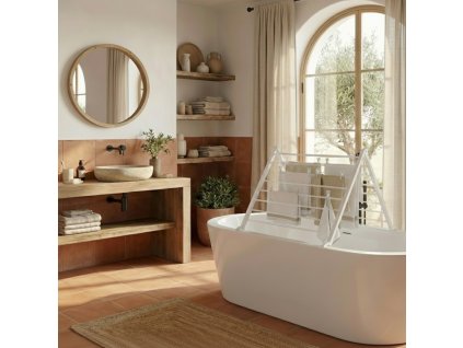 Sušák na prádlo na vanu, 70 x 79 cm, MALO