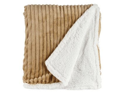 Oboustranná deka s beránkem 130 x 170 cm