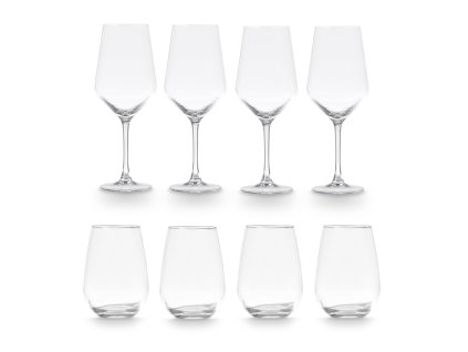 Sada sklenic a skleniček, 8 ks