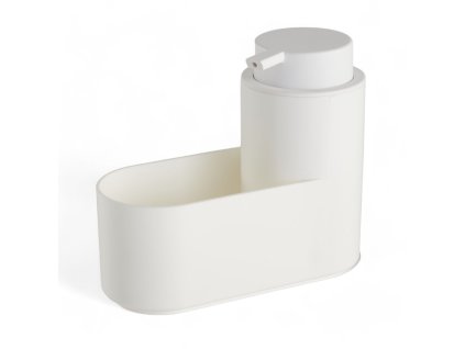 Dávkovač na tekutinu s místem na houbu FUNCTION, bílý