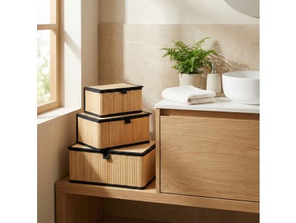 Sada uzavíratelných košíků ve třech velikostech TILVA