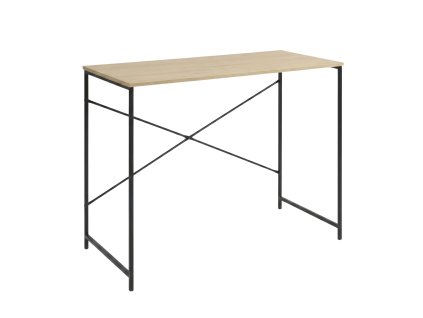 Psací stůl ARBEID, černý/přírodní
