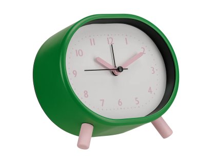 Kovový budík VAKNA - zelený