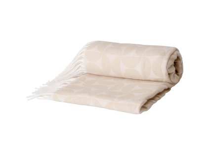 Žakárová deka MYK - béžová