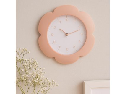 Nástěnné hodiny KRONA - oranžové
