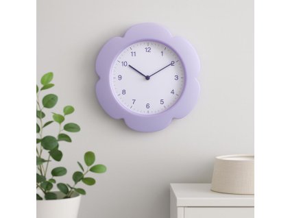Nástěnné hodiny KRONA - fialové