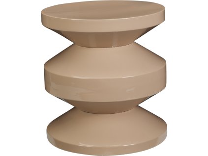 Kovový odkládací stolek TAFEL béžový, 31 cm