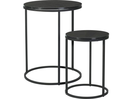 Sada 2 stolků s mramorovou deskou MARMER